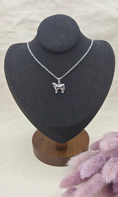 Collier "Vache Holstein"