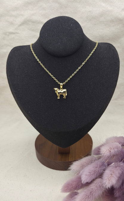 Collier "Vache Holstein"
