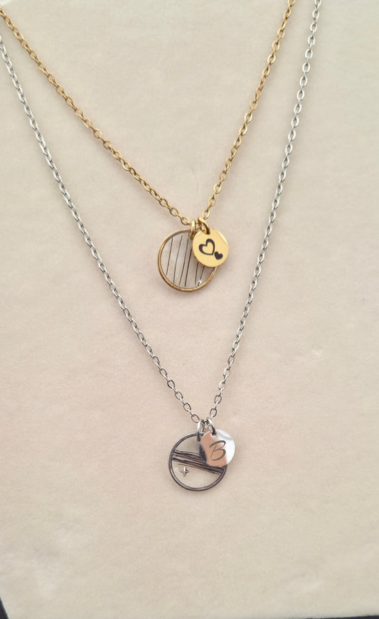 Collier " Souvenir Gravé "