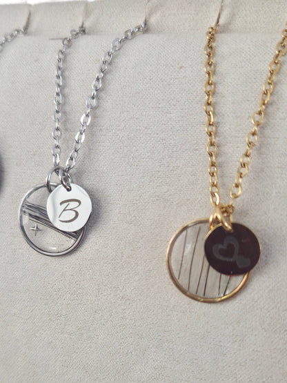 Collier " Souvenir Gravé "